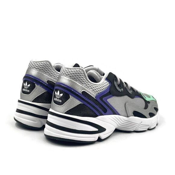 Adidas Astir Women Casual Retro Tennis Shoe Gray Black Running Sneaker - Picture 7 of 9